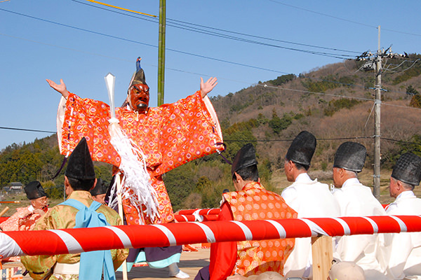 東金砂神社田楽舞